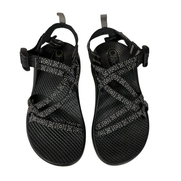 Chaco Kids Adjustable Strappy Athletic Sandals Black Size 2 - Picture 4 of 6